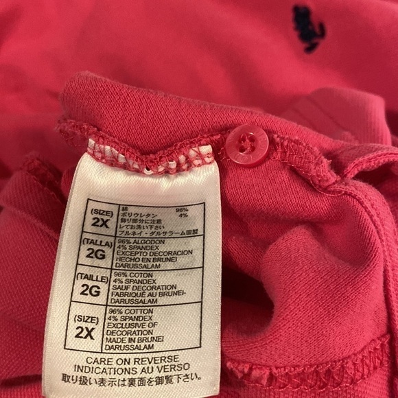 Disneyland women’s short sleeve shirt, size 2X pink with Mickey embroidered - Picture 6 of 10